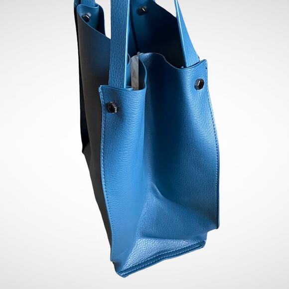 Neiman Marcus Double-Handle Slouchy Hobo Tote Bag - Picture 4 of 12